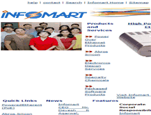 Tablet Screenshot of infomartgroup.com
